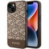 Guess GUHMP14SHGCFSEW iPhone 14 / 15 /13 6.1" brązowy/brown hardcase GCube Stripes MagSafe na NearMe.pl