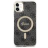 Guess GUHMN61H4STK iPhone 11 6.1"czarny/black hardcase 4G MagSafe na NearMe.pl