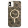 Guess GUHMN61H4STW iPhone 11 6.1"brązowy/brown hardcase 4G MagSafe na NearMe.pl