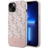 Guess GUHMP14SHGCFSEP iPhone 14 / 15 / 13 6.1" różowy/pink hard case GCube Stripes MagSafe na NearMe.pl