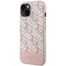Guess GUHMP14MHGCFSEP iPhone 14 Plus / 15 Plus 6.7" różowy/pink hard case GCube Stripes MagSafe na NearMe.pl