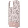 Guess GUHMP14MHGCFSEP iPhone 14 Plus / 15 Plus 6.7" różowy/pink hard case GCube Stripes MagSafe na NearMe.pl