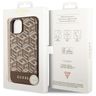 Guess GUHMP14MHGCFSEW iPhone 14 Plus / 15 Plus 6.7" brązowy/brown hard case GCube Stripes MagSafe na NearMe.pl