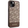 Guess GUHMP14MHGCFSEW iPhone 14 Plus / 15 Plus 6.7" brązowy/brown hard case GCube Stripes MagSafe na NearMe.pl