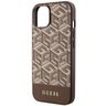 Guess GUHMP14MHGCFSEW iPhone 14 Plus / 15 Plus 6.7" brązowy/brown hard case GCube Stripes MagSafe na NearMe.pl