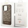 Guess GUHMP14LHGCFSEW iPhone 14 Pro 6.1" brązowy/brown hard case GCube Stripes MagSafe na NearMe.pl