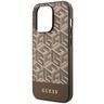 Guess GUHMP14XHGCFSEW iPhone 14 Pro Max 6.7" brązowy/brown hard case GCube Stripes MagSafe na NearMe.pl