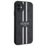 Guess GUHMN61P4RPSK iPhone 11 / Xr czarny/black hardcase 4G Printed Stripes MagSafe na NearMe.pl