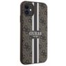 Guess GUHMN61P4RPSW iPhone 11 / Xr brązowy/brown hardcase 4G Printed Stripes MagSafe na NearMe.pl
