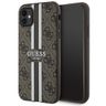 Guess GUHMN61P4RPSW iPhone 11 / Xr brązowy/brown hardcase 4G Printed Stripes MagSafe na NearMe.pl