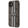 Guess GUHMN61P4RPSW iPhone 11 / Xr brązowy/brown hardcase 4G Printed Stripes MagSafe na NearMe.pl