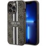 Guess GUHMP13LP4RPSW iPhone 13 Pro / 13 6.1" brązowy/brown hardcase 4G Printed Stripes MagSafe na NearMe.pl