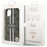 Guess GUHMP14SP4RPSW iPhone 14 / 15 / 13 6.1" brązowy/brown hardcase 4G Printed Stripes MagSafe na NearMe.pl