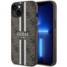 Guess GUHMP14SP4RPSW iPhone 14 / 15 / 13 6.1" brązowy/brown hardcase 4G Printed Stripes MagSafe na NearMe.pl