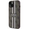 Guess GUHMP14SP4RPSW iPhone 14 / 15 / 13 6.1" brązowy/brown hardcase 4G Printed Stripes MagSafe na NearMe.pl