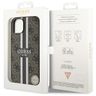 Guess GUHMP14MP4RPSW iPhone 14 Plus / 15 Plus 6.7" brązowy/brown hardcase 4G Printed Stripes MagSafe na NearMe.pl