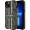 Guess GUHMP14MP4RPSW iPhone 14 Plus / 15 Plus 6.7" brązowy/brown hardcase 4G Printed Stripes MagSafe na NearMe.pl