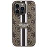 Guess GUHMP14LP4RPSW iPhone 14 Pro 6.1" brązowy/brown hardcase 4G Printed Stripes MagSafe na NearMe.pl