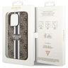 Guess GUHMP14LP4RPSW iPhone 14 Pro 6.1" brązowy/brown hardcase 4G Printed Stripes MagSafe na NearMe.pl