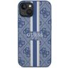 Guess GUHMP14MP4RPSB iPhone 14 Plus/ 15 Plus 6.7" niebieski/blue hardcase 4G Printed Stripes MagSafe na NearMe.pl
