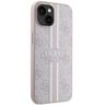 Guess GUHMP14MP4RPSP iPhone 14 Plus / 15 Plus 6.7" różowy/pink hardcase 4G Printed Stripes MagSafe na NearMe.pl