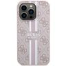 Guess GUHMP14XP4RPSP iPhone 14 Pro Max 6,7" różowy/pink hardcase 4G Printed Stripes MagSafe na NearMe.pl