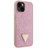Guess GUHCP14SHDGTPP iPhone 14 / 15 / 13 6.1" różowy/pink hardcase Rhinestone Triangle na NearMe.pl