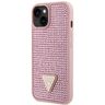 Guess GUHCP14MHDGTPP iPhone 14 Plus / 15 Plus 6.7" różowy/pink hardcase Rhinestone Triangle na NearMe.pl