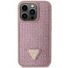 Guess GUHCP14LHDGTPP iPhone 14 Pro 6.1" różowy/pink hardcase Rhinestone Triangle na NearMe.pl