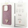 Guess GUHCP14LHDGTPP iPhone 14 Pro 6.1" różowy/pink hardcase Rhinestone Triangle na NearMe.pl