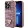 Guess GUHCP14LHDGTPP iPhone 14 Pro 6.1" różowy/pink hardcase Rhinestone Triangle na NearMe.pl