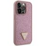 Guess GUHCP14LHDGTPP iPhone 14 Pro 6.1" różowy/pink hardcase Rhinestone Triangle na NearMe.pl