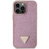 Guess GUHCP14XHDGTPP iPhone 14 Pro Max 6.7" różowy/pink hardcase Rhinestone Triangle na NearMe.pl