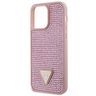 Guess GUHCP14XHDGTPP iPhone 14 Pro Max 6.7" różowy/pink hardcase Rhinestone Triangle na NearMe.pl