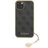 Guess GUHCP14SGF4GGR iPhone 14 / 15 / 136.1" szary/grey hardcase 4G Charms Collection na NearMe.pl