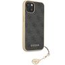 Guess GUHCP14SGF4GGR iPhone 14 / 15 / 136.1" szary/grey hardcase 4G Charms Collection na NearMe.pl
