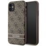 Guess GUHCN61P4SNW iPhone 11 / Xrbrązowy/brown hardcase 4G Stripe na NearMe.pl