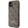 Guess GUHCN61P4SNW iPhone 11 / Xrbrązowy/brown hardcase 4G Stripe na NearMe.pl
