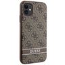 Guess GUHCN61P4SNW iPhone 11 / Xrbrązowy/brown hardcase 4G Stripe na NearMe.pl