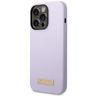 Guess GUHMP14LSBPLU iPhone 14 Pro 6,1" fioletowy/purple hard case Silicone Logo Plate MagSafe na NearMe.pl