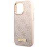Guess GUHMP14XU4GPRP iPhone 14 Pro Max 6,7" różowy/pink hard case 4G Logo Plate MagSafe na NearMe.pl