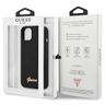 Guess GUHCP13MLSLMGBK iPhone 13 / 14 / 15 6.1" black/czarny hardcase Silicone Script Gold Logo na NearMe.pl