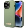 Guess GUHMP14XSBPLA iPhone 14 Pro Max 6.7" zielony/khaki hard case Silicone Logo Plate MagSafe na NearMe.pl