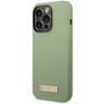 Guess GUHMP14XSBPLA iPhone 14 Pro Max 6.7" zielony/khaki hard case Silicone Logo Plate MagSafe na NearMe.pl