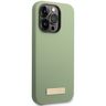 Guess GUHMP14XSBPLA iPhone 14 Pro Max 6.7" zielony/khaki hard case Silicone Logo Plate MagSafe na NearMe.pl