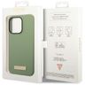 Guess GUHMP14XSBPLA iPhone 14 Pro Max 6.7" zielony/khaki hard case Silicone Logo Plate MagSafe na NearMe.pl