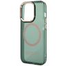 Guess GUHMP14LHTCMA iPhone 14 Pro 6.1" zielony/khaki hard case Gold Outline Translucent MagSafe na NearMe.pl