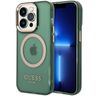 Guess GUHMP14XHTCMA iPhone 14 Pro Max6,7" zielony/khaki hard case Gold Outline Translucent MagSafe na NearMe.pl