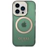 Guess GUHMP14XHTCMA iPhone 14 Pro Max6,7" zielony/khaki hard case Gold Outline Translucent MagSafe na NearMe.pl