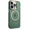 Guess GUHMP14XHTCMA iPhone 14 Pro Max6,7" zielony/khaki hard case Gold Outline Translucent MagSafe na NearMe.pl